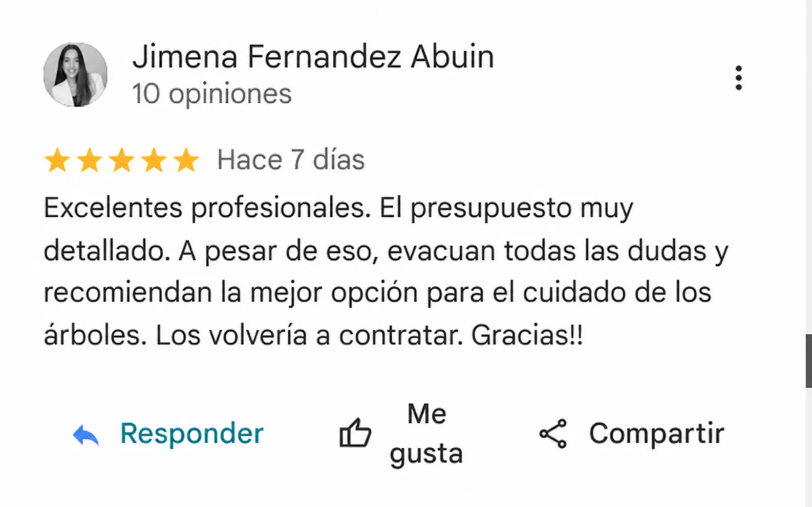 Reseña de Jimena Fernandez – 5 estrellas